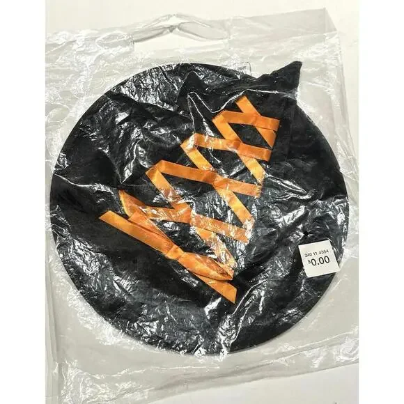 Hyde and Eek! Boutique Fancy Witch Hat With Orange Ribbon Halloween Costume - Picture 1 of 3
